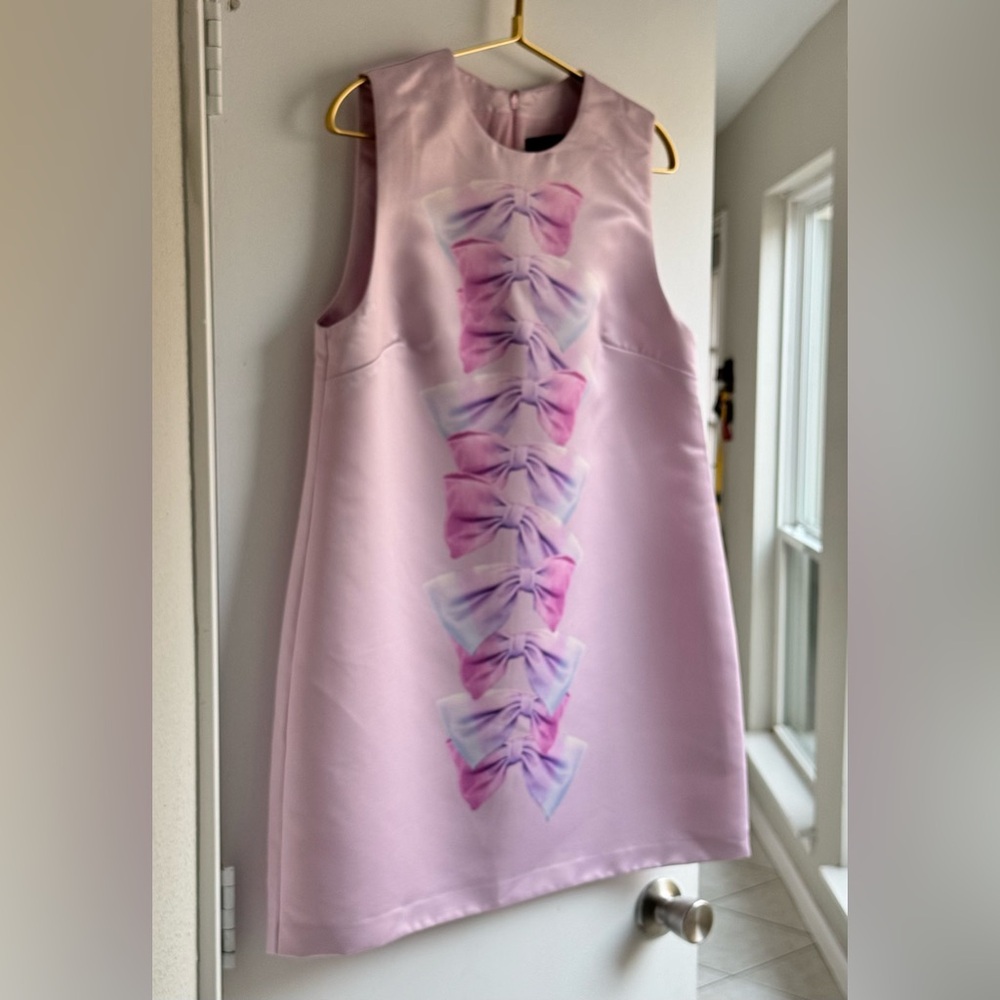 Cynthia Rowley Satin Bow Dress size M